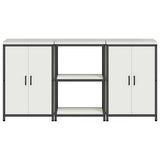 Kitchen Storage Set HATTEM 3 pcs White Cold-rolled Steel 3392695