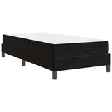 Box Spring Bed with Mattress Black 80 x 210 cm Fabric 3398721