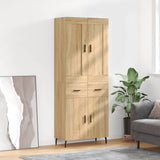 Highboard Sonoma Oak 69.5x34x180 cm Engineered Wood 3199892