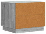 Bedside Table Grey Sonoma 43 x 34.5 x 47 cm Engineered Wood 895267