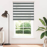 Zebra Blind Dark Grey 135x230 cm Fabric Width 130.9 cm Polyester 4014190