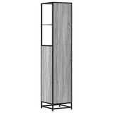 Bathroom Cabinet Grey Sonoma 35x37.5x166 cm Engineered Wood 849247