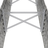Garden Raised Bed Galvanised Steel 224x40x36 cm Silver 318877