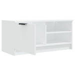 TV Cabinet White 80x35x36.5 cm Engineered Wood 811466