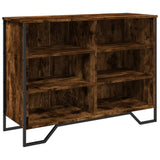 Sideboard Smoked Oak 101x35.5x74.5 cm Engineered Wood 848556