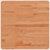 Table Top 50x50x2.5 cm Square Solid Wood Beech 355973