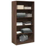 Wardrobe Brown Oak 100x50x200 cm Engineered Wood 3307735