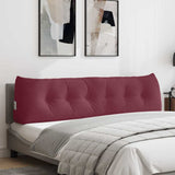Back Pillow Wine Red 180 x 24 x 50 cm Fabric 42014560
