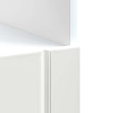 Oven Cabinet Lucca White Engineered Wood 853757