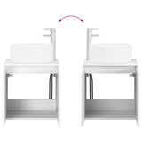 Bathroom Furniture Set 2 pcs White Engineered Wood 3404104