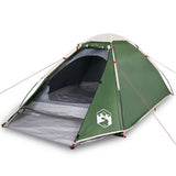 Camping Tent Dome 4-Person Green Waterproof 94769
