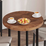 Table Top Dark Brown 70 x 4 cm Solid Oak Wood 42016024