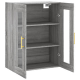 Wall Mounted Cabinet Grey Sonoma 69.5x34x90 cm 828474