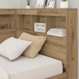 Storage Headboard Artisan Oak Engineered Wood 3335460