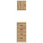 ZNTS Garage Cabinets 2 pcs Artisan Oak Engineered Wood 3328331