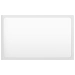 ZNTS Bathroom Furniture Set High Gloss White Engineered Wood 3070871