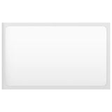 ZNTS Bathroom Furniture Set High Gloss White Engineered Wood 3070871