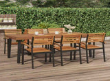 Garden Table 200x100x75 cm Solid Wood Acacia 319524