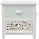 French Bedside Cabinets 2 pcs Wood 242875