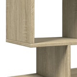 Room Divider Bookcase Sonoma Oak 92x29x112 cm Engineered Wood 858122