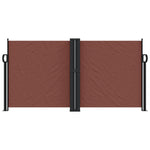 Retractable Side Awning Brown 120x1000 cm 4004704