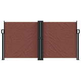 Retractable Side Awning Brown 120x1000 cm 4004704