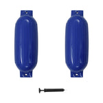 ZNTS Boat Fenders 2 pcs Blue 69x21.5 cm PVC 92379