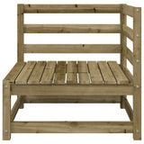 Garden Sofa 2-Seater Impregnated Wood Pine 837948