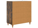 Sideboard Smoked Oak 66 x 34.5 x 95 cm Engineered Wood 894210