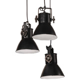 Hanging Lamp 25 W Black 30x30x100 cm E27 371857
