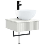 Bathroom Cabinet Set 5 pcs White Engineered Wood 3406279