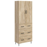 Cabinet Set 2 pcs Sonoma Oak 66 x 34.5 x 90 cm Engineered Wood 3416639