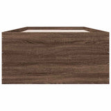 Bed Frame without Mattress Brown Oak 90x200 cm 3280971