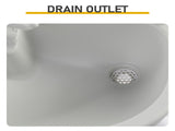 CHH-7701 562 Portable Removable Outdoor Hand Sink with 24L Recovery Tank 17634047