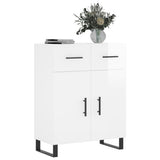 Sideboard High Gloss White 69.5x34x90 cm Engineered Wood 828006