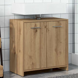 Bathroom Sink Cabinet Artisan Oak 60x33x60 cm Engineered Wood 856040