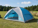 Camping Tent with Rainfly Water-resistant Dome Blue 42028521