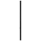 Replace Headboard Smoked Oak 180 cm Iron and Engineered Wood 4017089