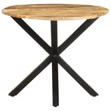ZNTS Side Table 68x68x56 cm Solid Mango Wood 320659