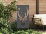 Garden Privacy Screen Anthracite 50 x 140 cm Cold-rolled steel 876331