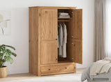 Wardrobe PANAMA Honey 88.5 x 50 x 185 cm Solid Pine Wood 42042132