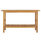 Bathroom Vanity Cabinet Solid Wood Teak 132x45x75 cm 318482