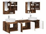 Bathroom Cabinet Set 5 pcs Old Wood Engineered Wood 3406445