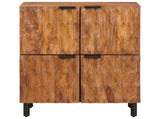 Sideboard Acacia Brown Finish 60 x 33 x 75 cm Solid Mango Wood 4017926