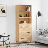 Highboard Sonoma Oak 69.5x34x180 cm Engineered Wood 3189376