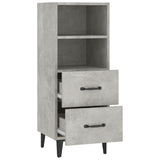 Sideboard Concrete Grey 34.5x34x90 cm Engineered Wood 812370