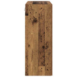Wall Mounted Cabinet Old Wood 69.5 x 34 x 90 cm Engineered Wood 882750