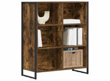 Book Cabinet Smoke Oak 99.5 x 30 x 108.5 cm Engineered Wood 886536