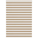 ZNTS Zebra Blind Sand Brown 155x230 cm Fabric Width 150.9 cm Polyester 4014610