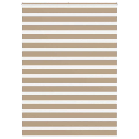 ZNTS Zebra Blind Sand Brown 155x230 cm Fabric Width 150.9 cm Polyester 4014610